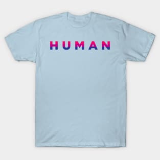 Human Pride Flag Bisexual T-Shirt